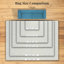 Tapis en plastique polypropylène tissé à la machine à motif abstrait Tankut-1189505965