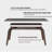 Modern simple solid wood dining table sets-105170996