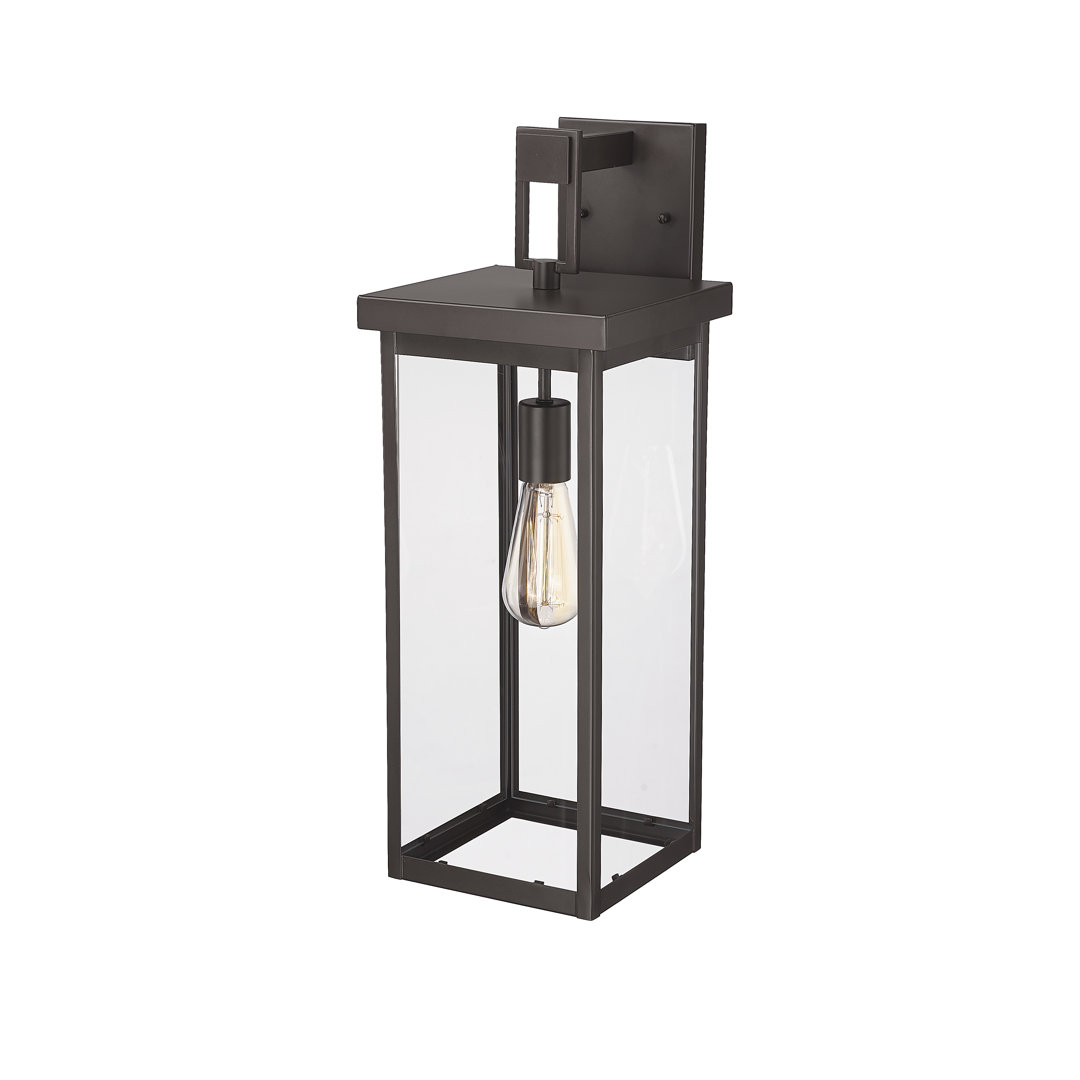 Barkeley Tall Steel Outdoor Wall Sconce Millennium Lighting 