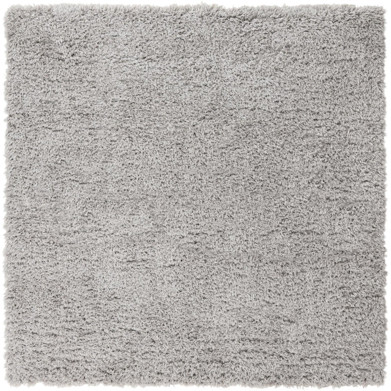 Tapis à poils longs Nickales, Carré 8 pi