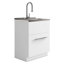 Metro - Armoire de buanderie avec robinet - Blanc-709615103
