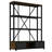 3-Shelf Metal Bookcase with Drawers for Office, Open Bookcase, Vintage Industrial Style Bookcase with LED-600656333