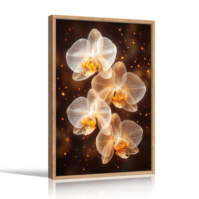 Ensemble de 1 tableau sur toile Orchid Glow