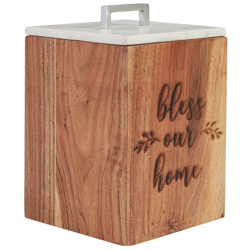 Pot de cuisine en bois Farmhouse, H 10 po x l 9 po