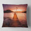Coussin décoratif coucher de soleil sur mer seascape-30058843-30058840