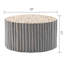 Table basse en bois avec base solide-650326476