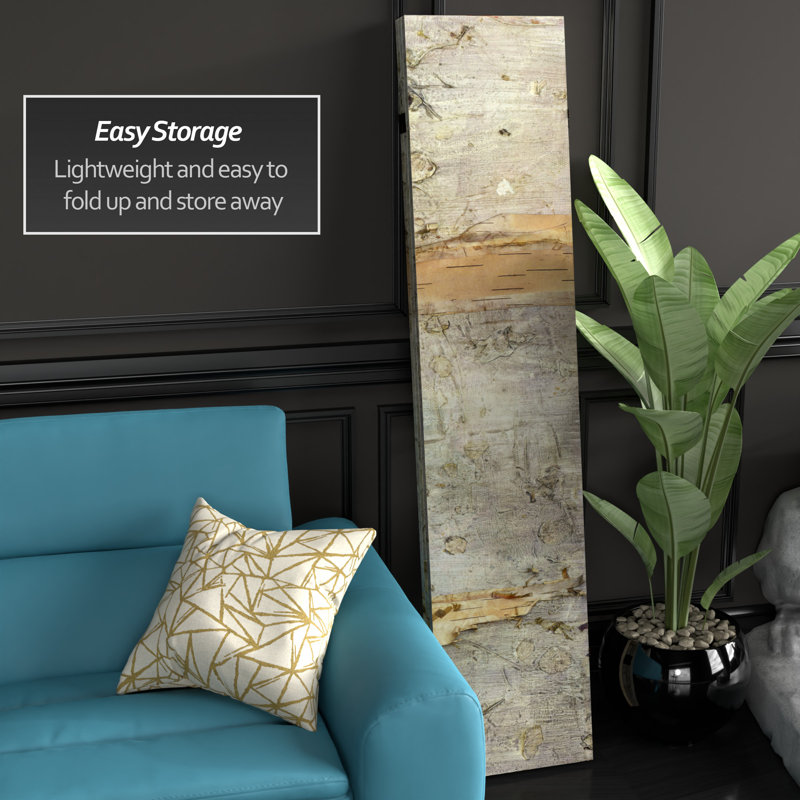Shadow 3 Panel Room Divider, Birch Bark