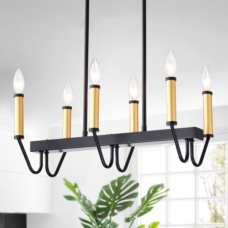 Lustre 6 lumières façon bougie Lavallée