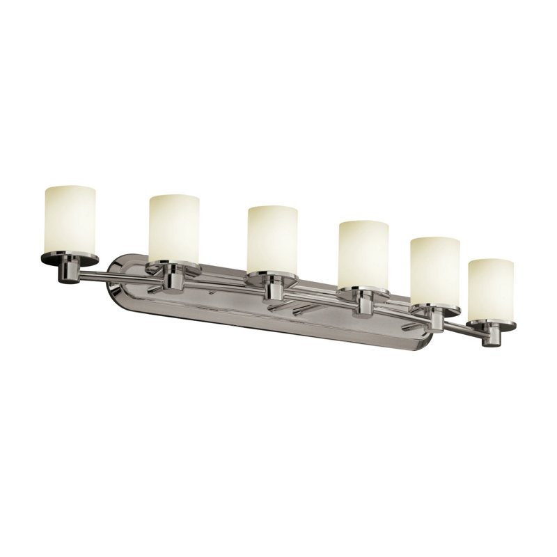 Jaoquim 6 - Light Vanity Light, Opal White Glass, Nickel