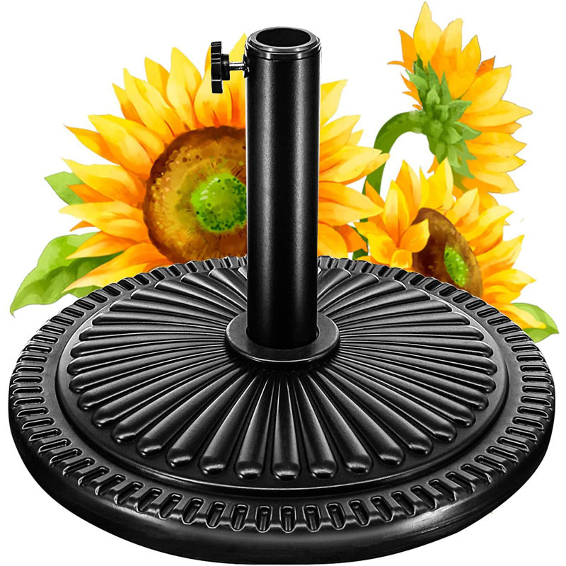 Base de parasol autoportante en résine plastique