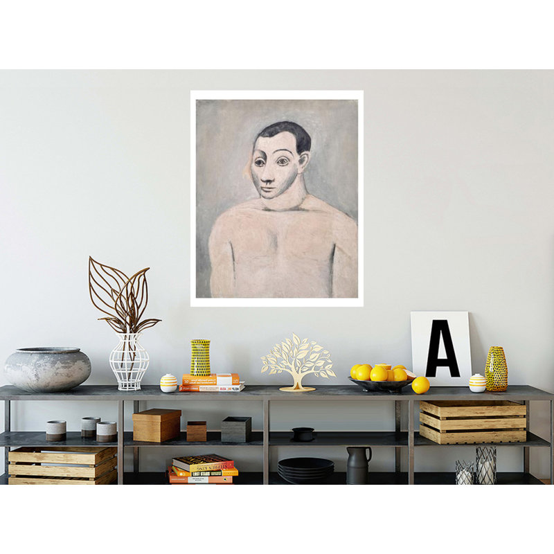 Autoportrait (autoportrait) par Pablo Picasso - Estampe numérique, H 40 po x l 32 po
