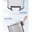 Stainless Steel Step On Kitchen Rubbish Bin-1072241197