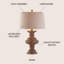 Alanis Resin Table Lamp