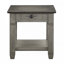 Table basse en bois avec tablette de plancher et 1 tiroir-646913857