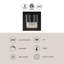1 - Light LED Outdoor Armed Sconce