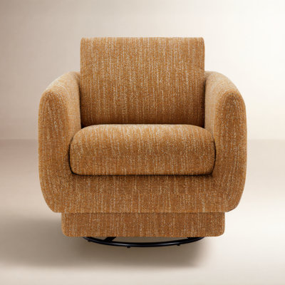 Ramel Upholstered Swivel Armchair