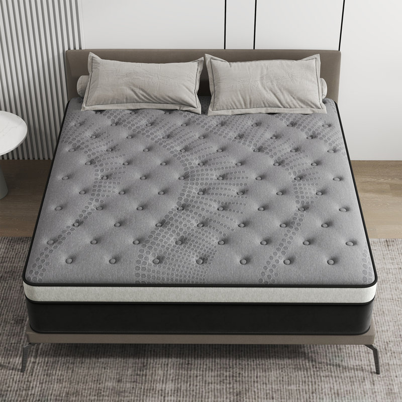 12"/14" Medium Memory Foam Hybrid Mattress In A Box With Motion Isolation, 12", Queen