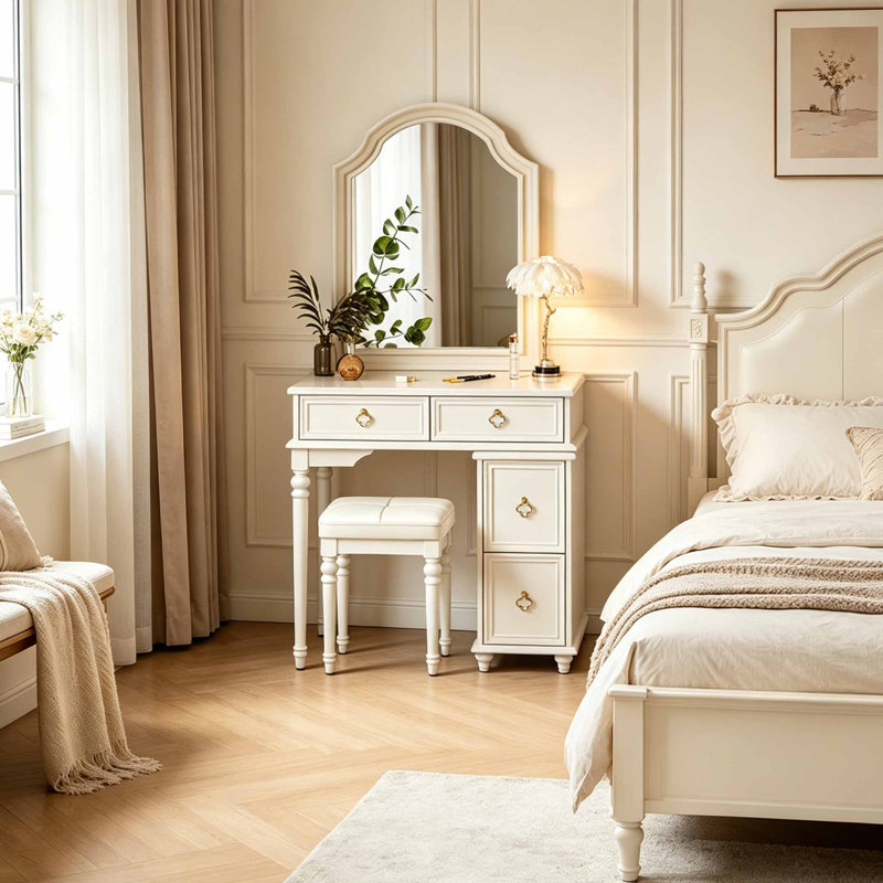Coiffeuse de luxe de style français