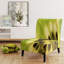 Fauteuil de chambre rembourré Green Kiwi