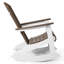 Chaise berçante Benno Adirondack, blanc-130678442