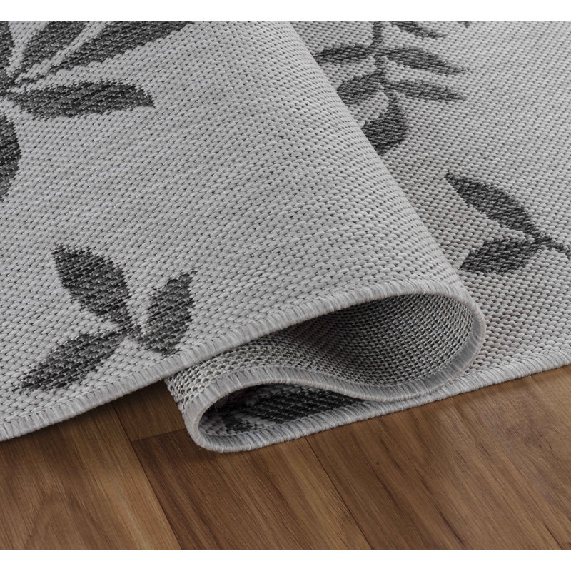 Abuzar Floral Indoor / Outdoor Area Rug, Rectangle 200 x 290cm