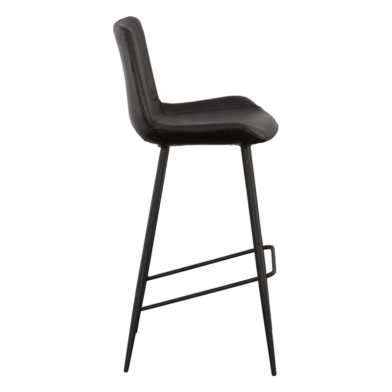 Nadia Stool, Black, Bar Stool (30.5" Seat Height)