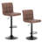 Deristin Swivel Upholstered Adjustable Height Counter Stool with Metal Frame-1711429614