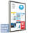 Quartet® Fabric Wall Plastic Bulletin Board-12184992