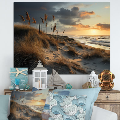 «Beach Photo Grass», reproduction sur toile