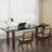 Black Rectangular Solid Wood desks-107654265