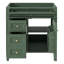 Meuble-lavabo de salle de bain de 30 po sans lavabo supérieur, armoire de rangement moderne avec 2 tiroirs et un tiroir rabattable (BASSIN INCLUS)-1800690683