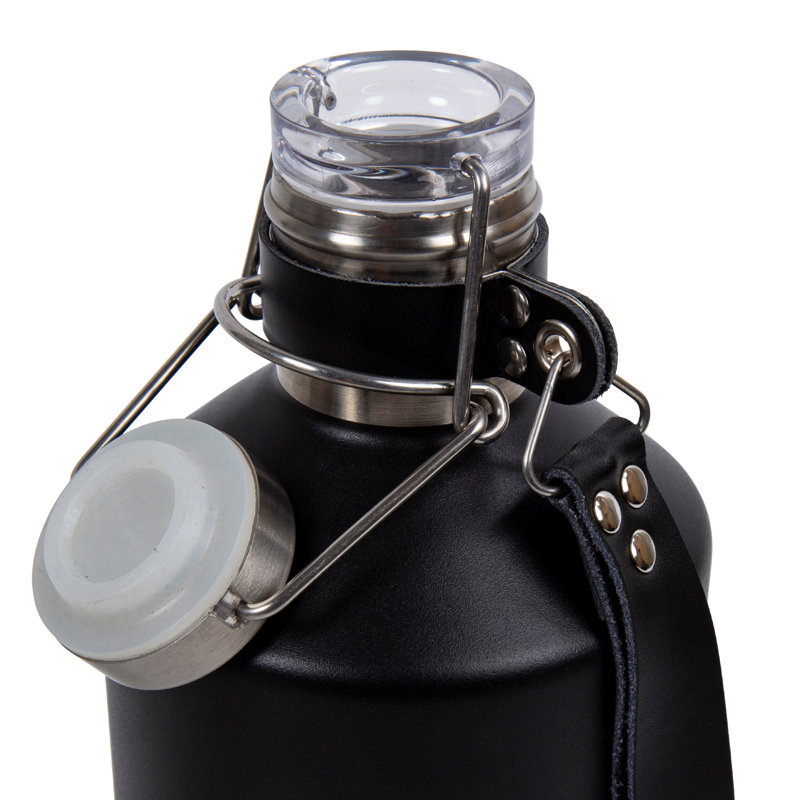 64oz. Stainless Steel Beverage Dispenser, Black