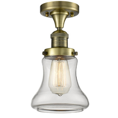 Plafonnier semi-encastré à 1 lumière Edda