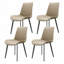 Chaise en polyuréthane avec pieds en métal-762116851