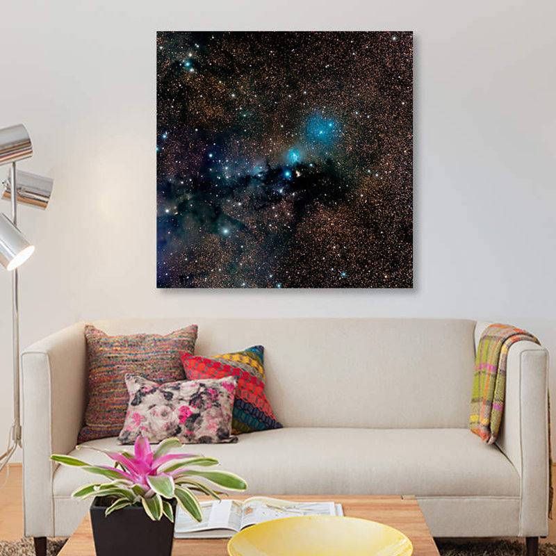 VdB 123 Reflection Nebula In The Constellation Serpens par Michael Miller - Estampe numérique sur toile tendue avec châssis