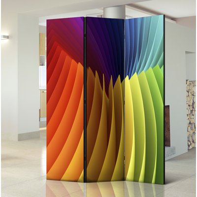 Nannie Solid Wood Folding Room Divider