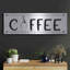 «Coffee Banner» par Lori Deiter de Luxe Metal Art, Met «Coffee Banner» par Lori Deiter-101651567