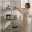 Étagères grillagées robustes à 4 niveaux réglables - supports de rangement en métal résistant à la rouille pour la cuisine, le garage, la salle de bain et le garde-manger (P 35,44 po x l 17,72 po x H 63 po)-205594404