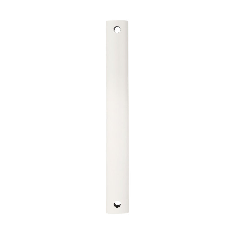 Steel Fandelier Downrod, White, 4" H x 1" W x 1" D