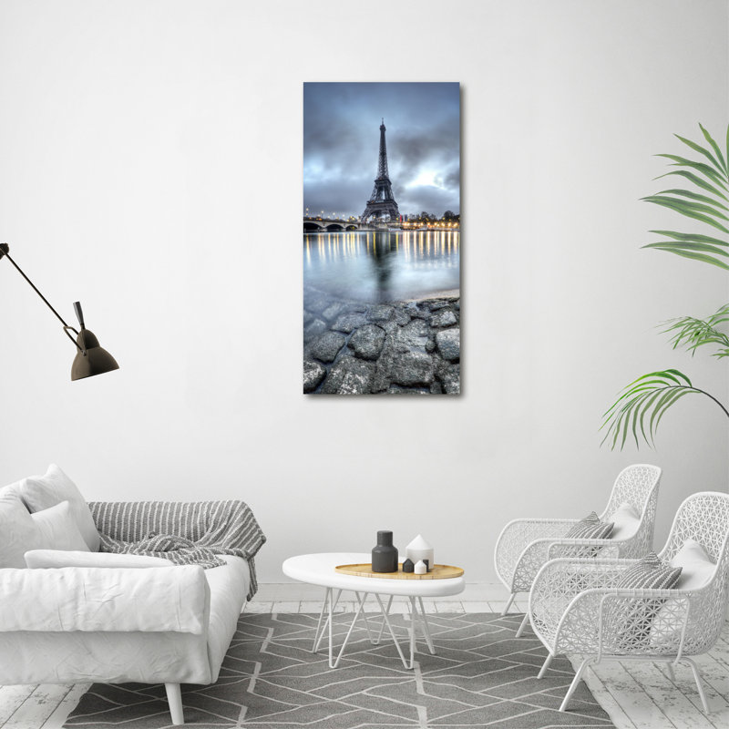 Eiffel Tower Paris - Wrapped Canvas Print