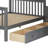 Twin-Twin Over Full L-Shaped Bunk Bed With 3 Drawers, Movable Desk, And Closet-1618093268