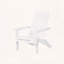 Chaise Adirondack pliable en bois d'acacia - Vibe rustique, finition élégante et rangement compact pour patio-935084658