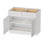 Meuble bas standard en contreplaqué blanc, Kindwood Eco Shaker, 42 po L x 24 po P x 34,5 po H, prêt à assembler