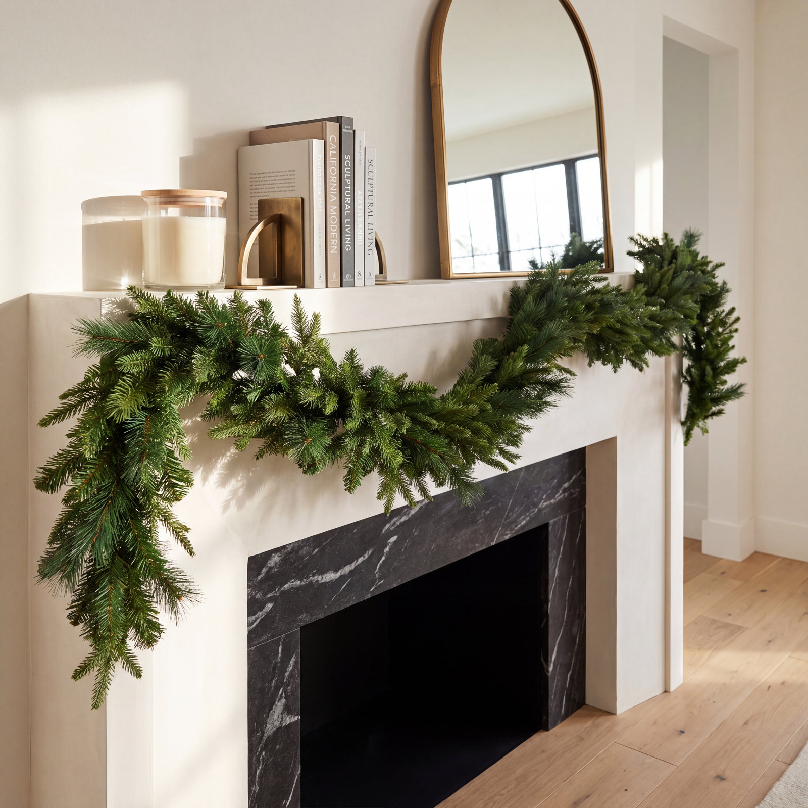 108" Pre-Lit Pine Garland