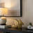 Sculpture Resin Polyresin Abstract Geometric Design Modern Glam for Home Office Bedroom Living Room - 9" Gold & Metallic