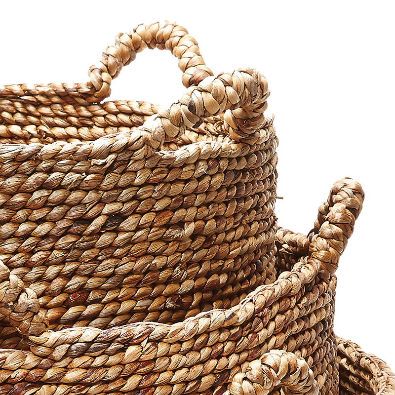 Panier naturel naturel - ensemble de 3