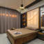 Kayatana 24" Modern Chandelier 6 - Light Dimmable with Crystal Accents