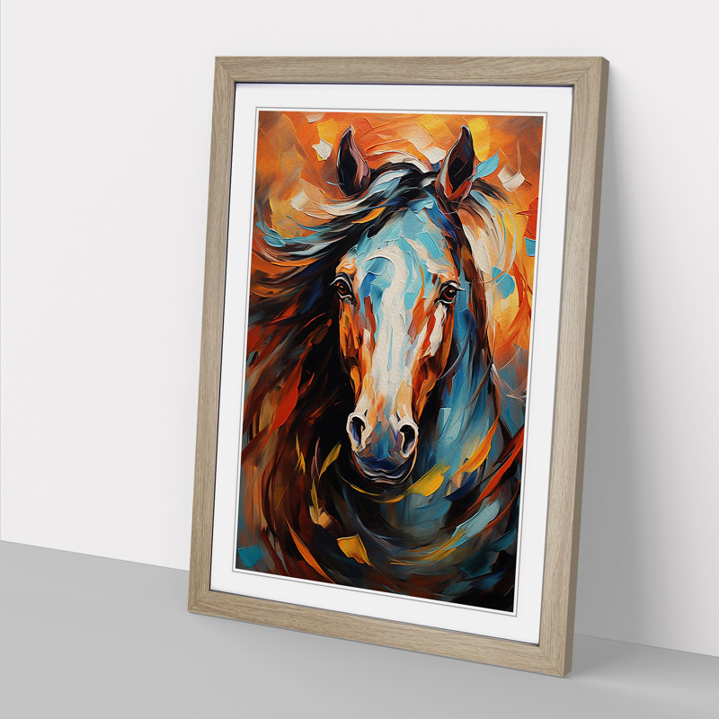 Horse Expressionism No.2 - Framed Print