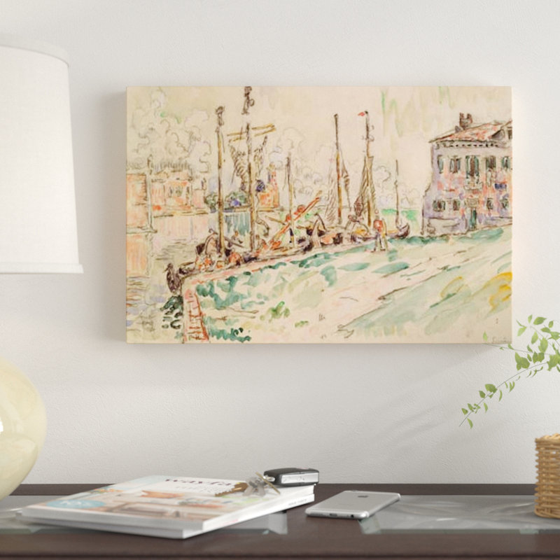 « venice », reproduction sur toile, H 26 po x l 40 po x P 1,5 po