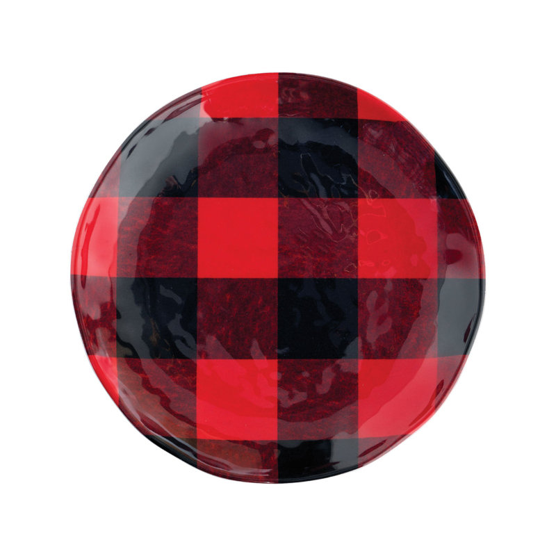 Buffalo Plaid, 6" Melamine Plate S12